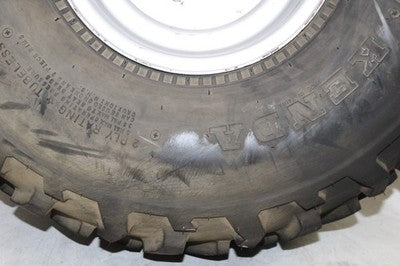 1997 HONDA FOURTRAX 300 TRX300FW 4X4 OEM LEFT REAR WHEEL RIM W TIRE