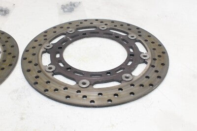 01-02 YAMAHA FZ1 OEM FRONT LEFT RIGHT BRAKE ROTORS DISCS
