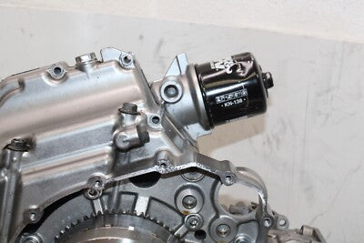2014 SUZUKI VSTROM DL1000A ABS OEM ENGINE CRANKCASE W PISTON FLYWHEEL CRANKSHAFT