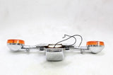 1982 HONDA CB900C OEM REAR TURN SIGNALS LIGHT INDICATORS PAIR W CHROME MOUNT
