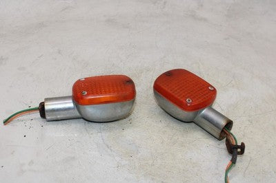 84-87 HONDA SHADOW 700 VT700C OEM FRONT LEFT RIGHT TURN SIGNALS LIGHT INDICATORS