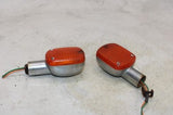 84-87 HONDA SHADOW 700 VT700C OEM FRONT LEFT RIGHT TURN SIGNALS LIGHT INDICATORS