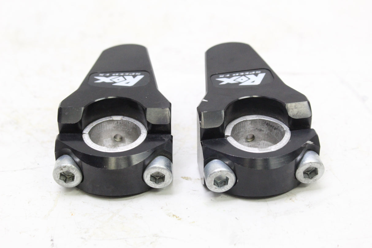 2011 KAWASAKI KLR650 ROX SPEED FX 2" PIVOTING HANDLEBAR RISERS BLACK