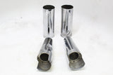 2007 YAMAHA XVS650 V STAR 650 OEM FRONT FORK CHROME COVER SHROUD SET