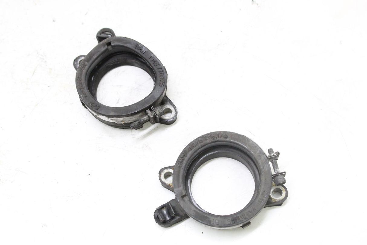 2000 BMW R1100RT OEM LEFT RIGHT AIR INTAKE DUCT BOOT MANIFOLD CLAMP SET
