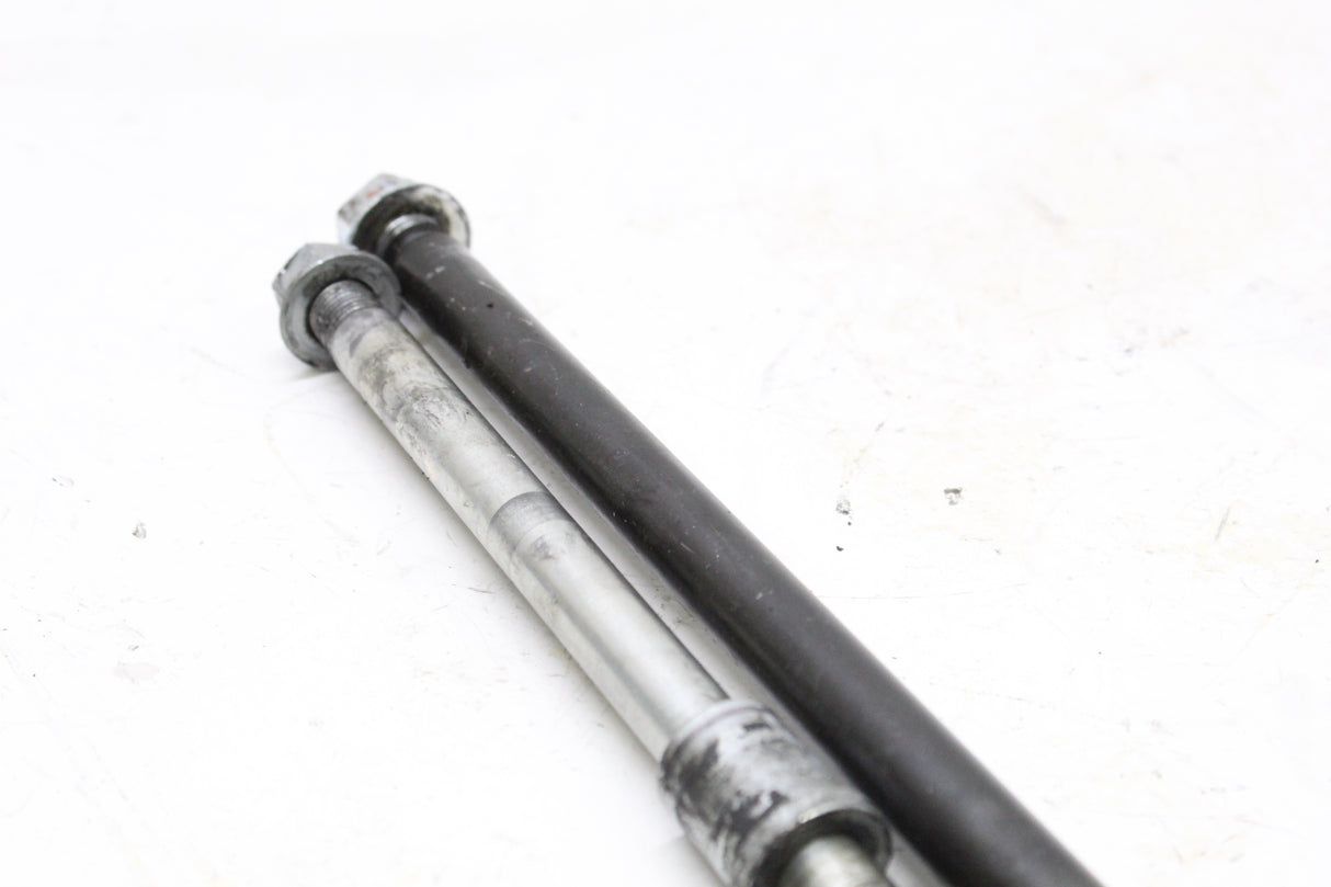 1992 KAWASAKI NINJA 600 ZX600 OEM SWINGARM PIVOT SHAFT REAR AXLE SET