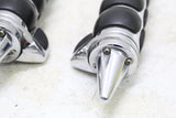 2005 KAWASAKI VULCAN 1500 VN1500 Chrome Rubber Spike Grips Pair Palm Rest