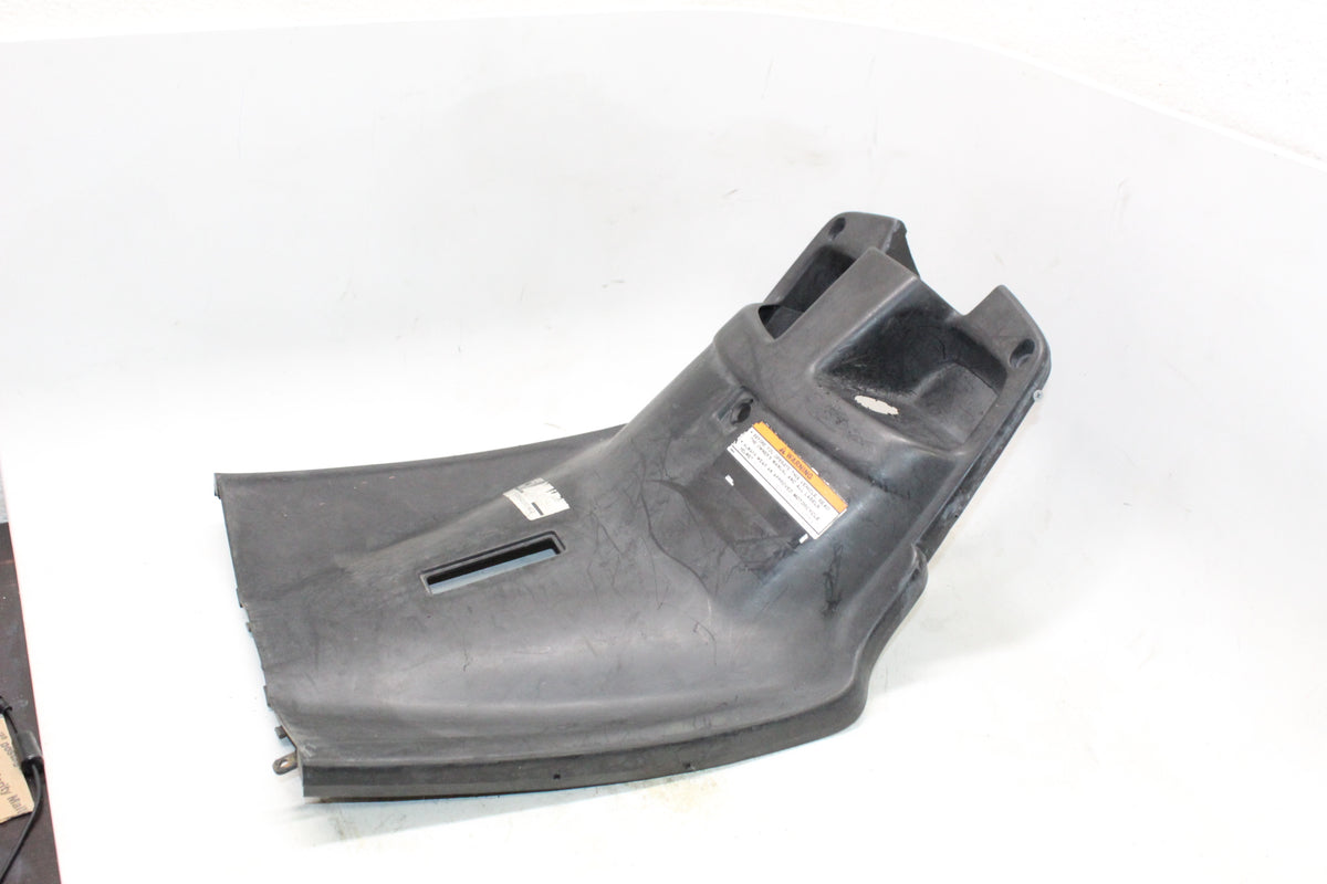 2002 Yamaha Zuma 50 YW50 OEM Inner Leg Shield Panel Black