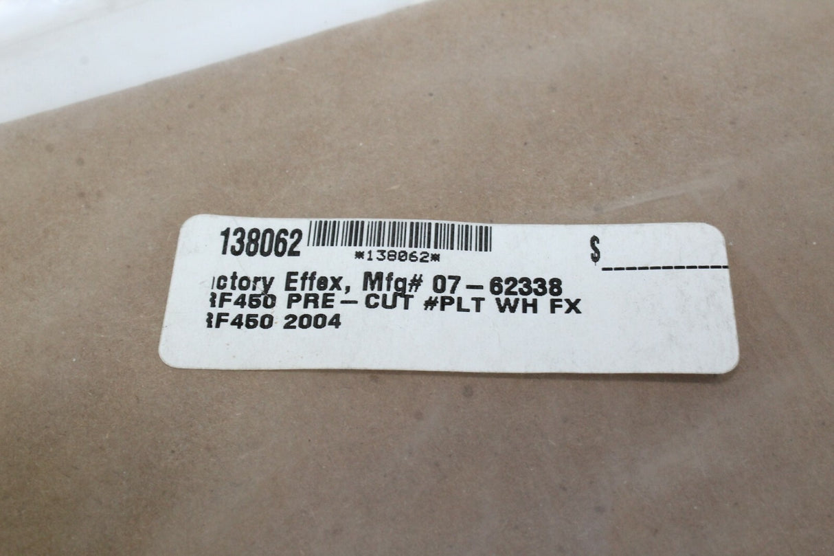 FACTORY EFFEX GRAPHIC SEAT DECAL KIT 2004 White CRF450 138062