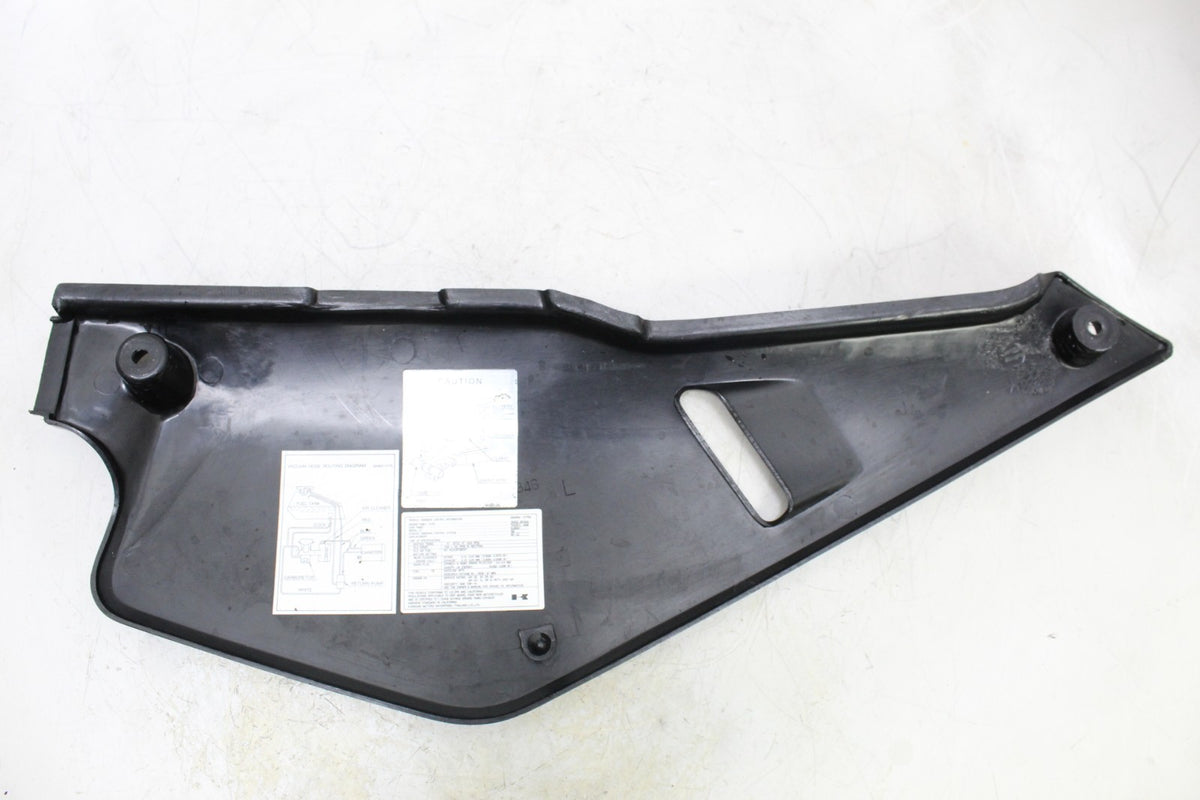 2007 Kawasaki KLR650 OEM LEFT REAR BACK TAIL FAIRING COWL SHROUD
