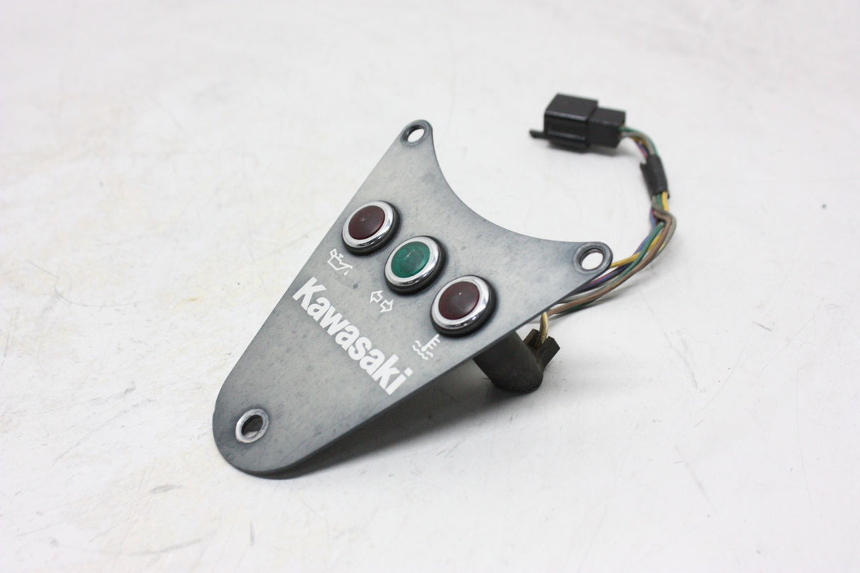 02-04 KAWASAKI VULCAN 1500 VN1500E CLASSIC OEM Front Dash Indicator Light Panel