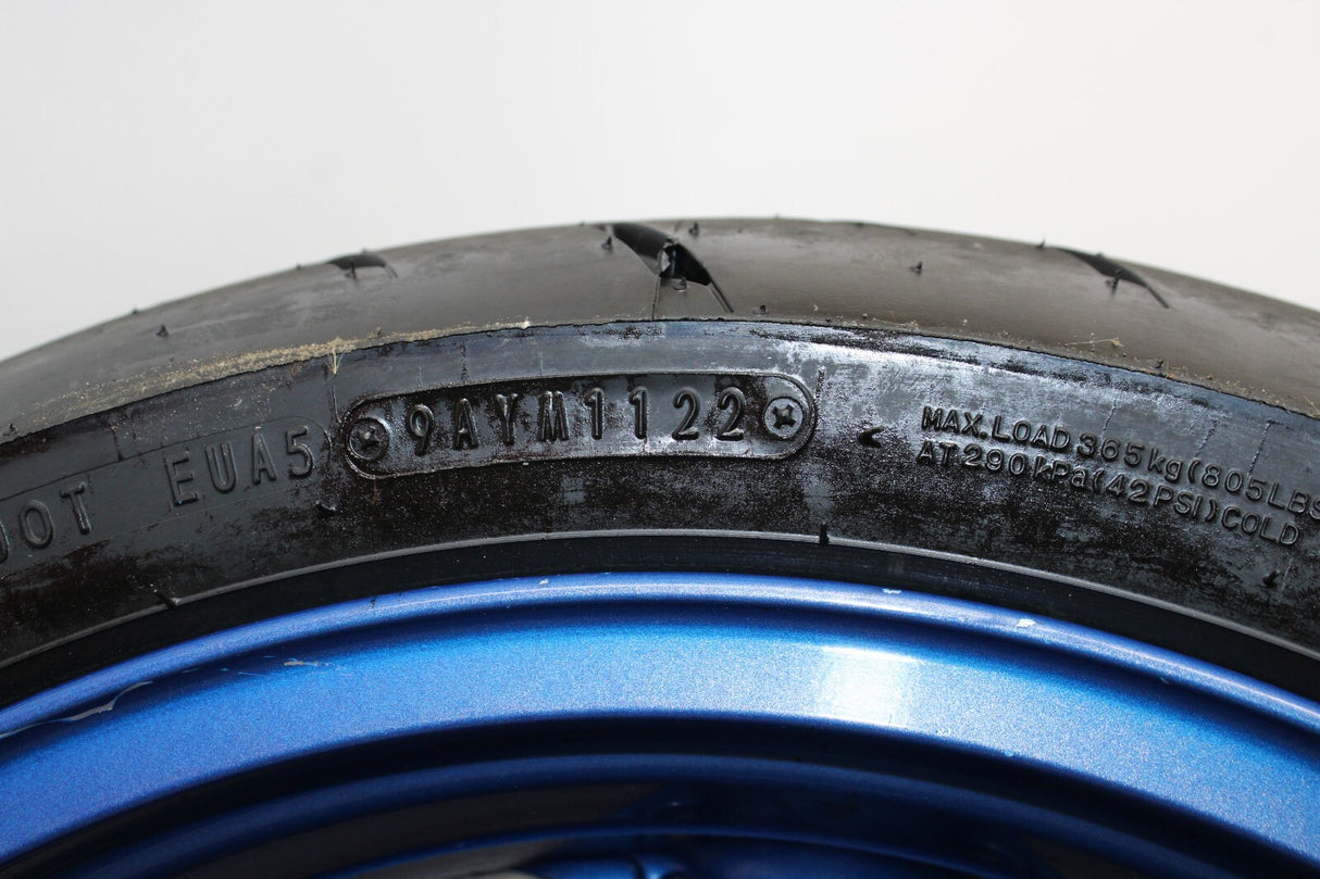 2001 KAWASAKI NINJA ZX6R REAR WHEEL RIM WITH TIRE