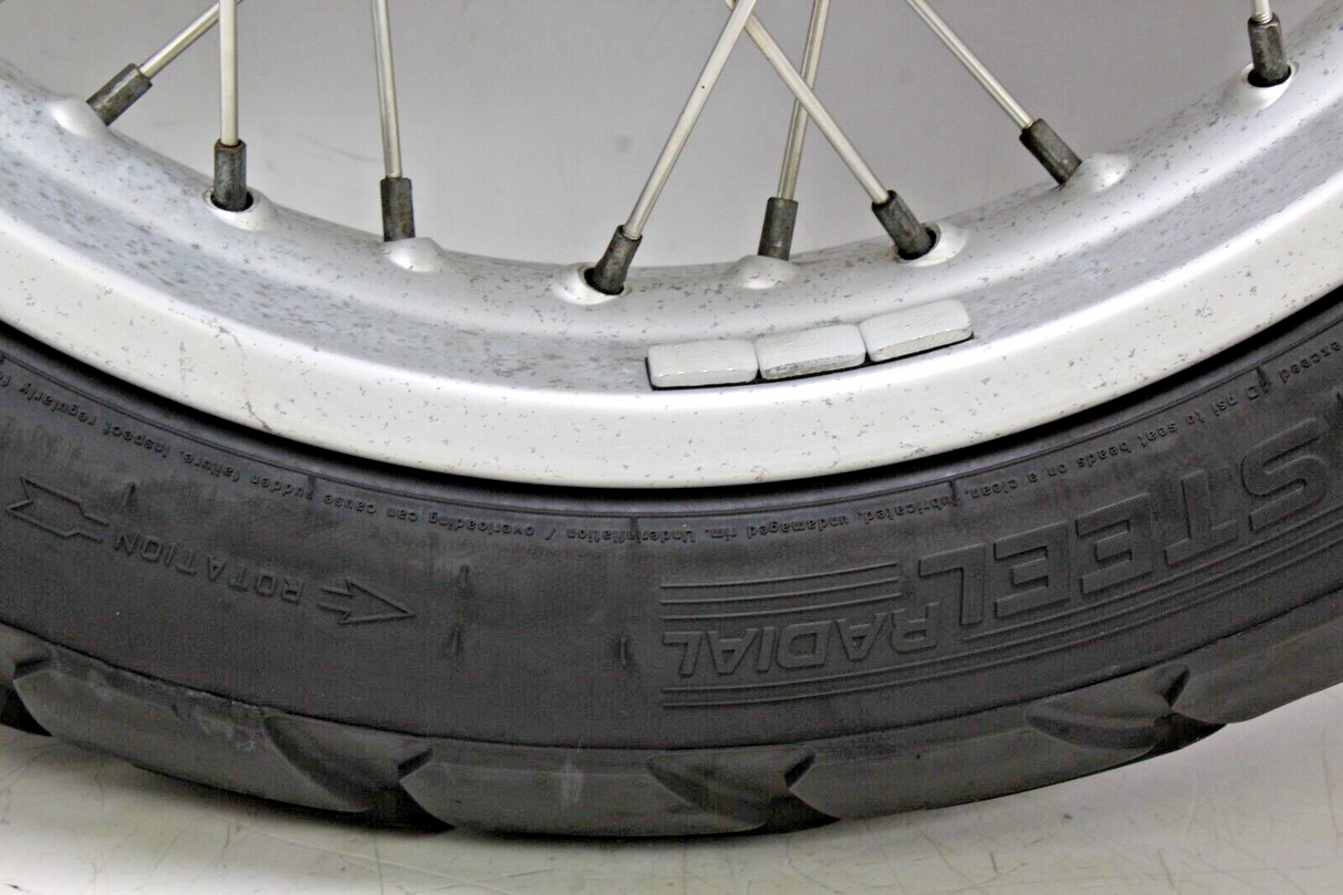 1999 BMW F650Spoked Laced Rear Wheel Hub Rim Tire