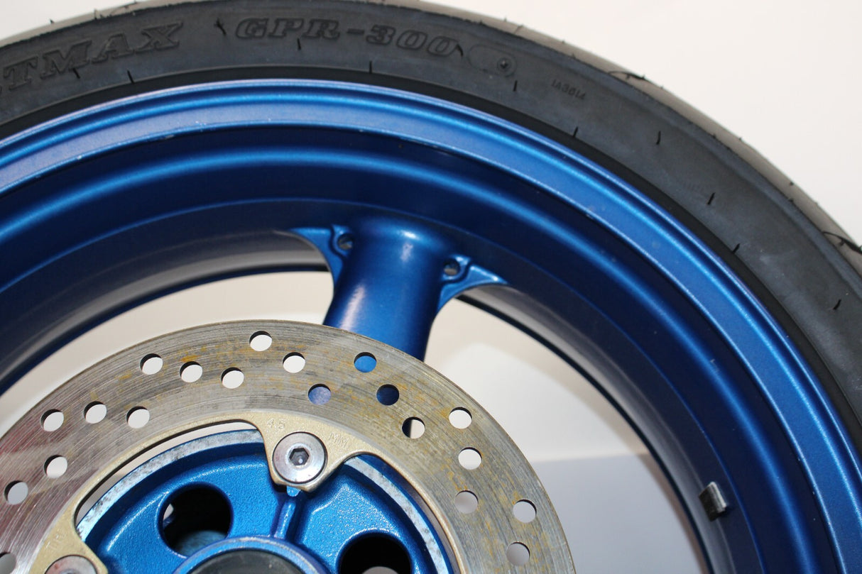 2001 KAWASAKI NINJA ZX6R REAR WHEEL RIM WITH TIRE