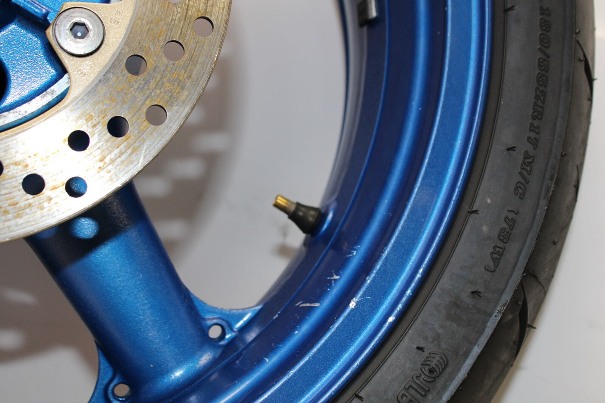2001 KAWASAKI NINJA ZX6R REAR WHEEL RIM WITH TIRE