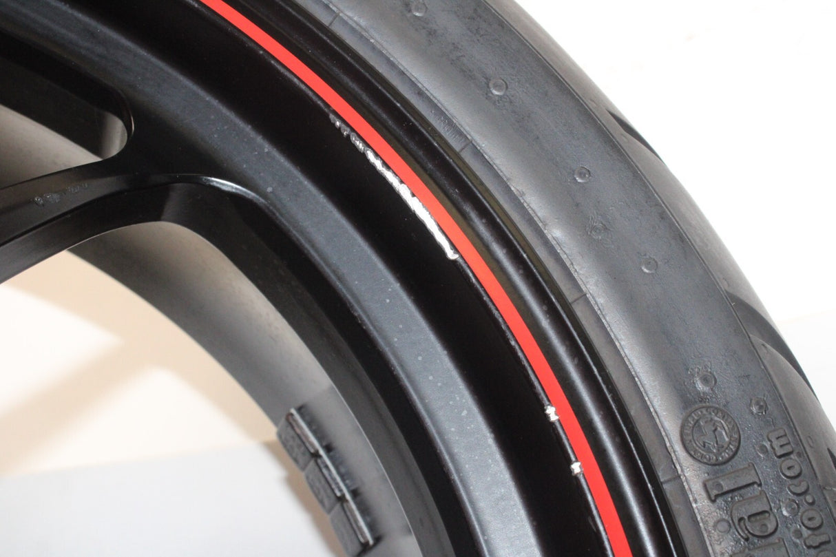 2013 Ducati Hypermotard Marchesini Forged Rear Back Wheel Rim Tire