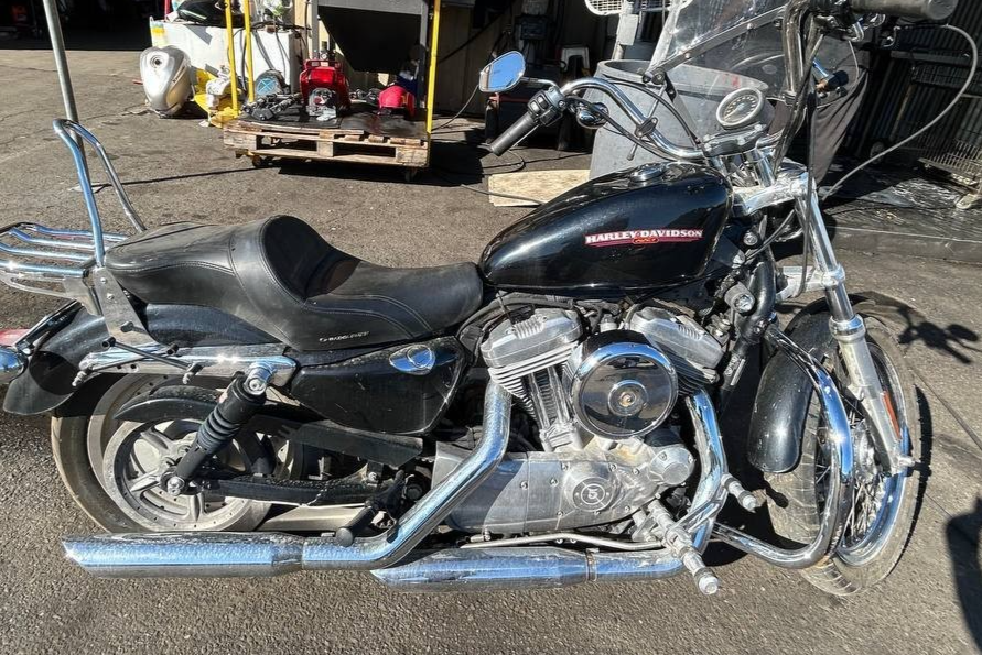 07 HARLEY-DAVIDSON SPORTSTER 883 XL883L LEFT RIGHT REARSET W BRAKE PEDAL SHIFTER