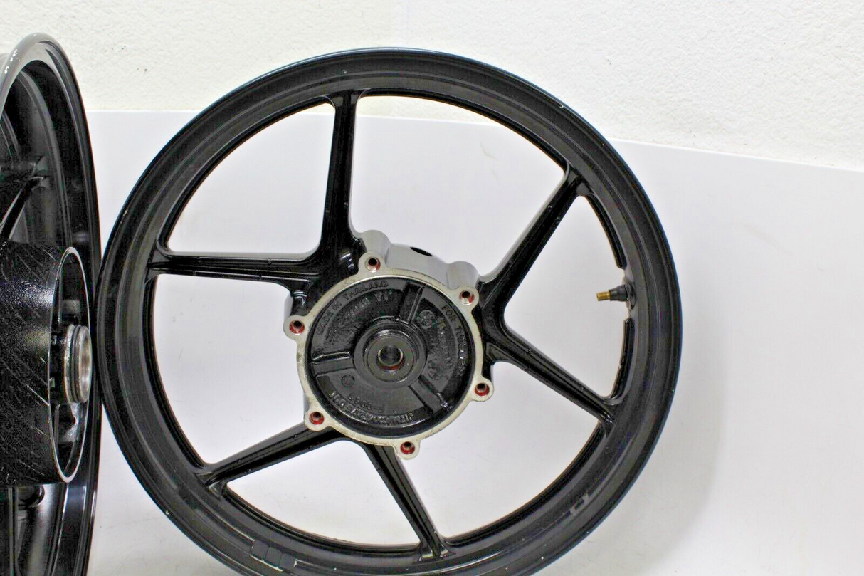 08-12 Ninja 250 Ex250 250r Front-Rear Wheel Rims Straight Set