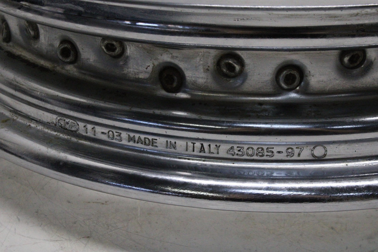 Harley-Davidson CHROME FRONT WHEEL RIM 16x3 43085-97