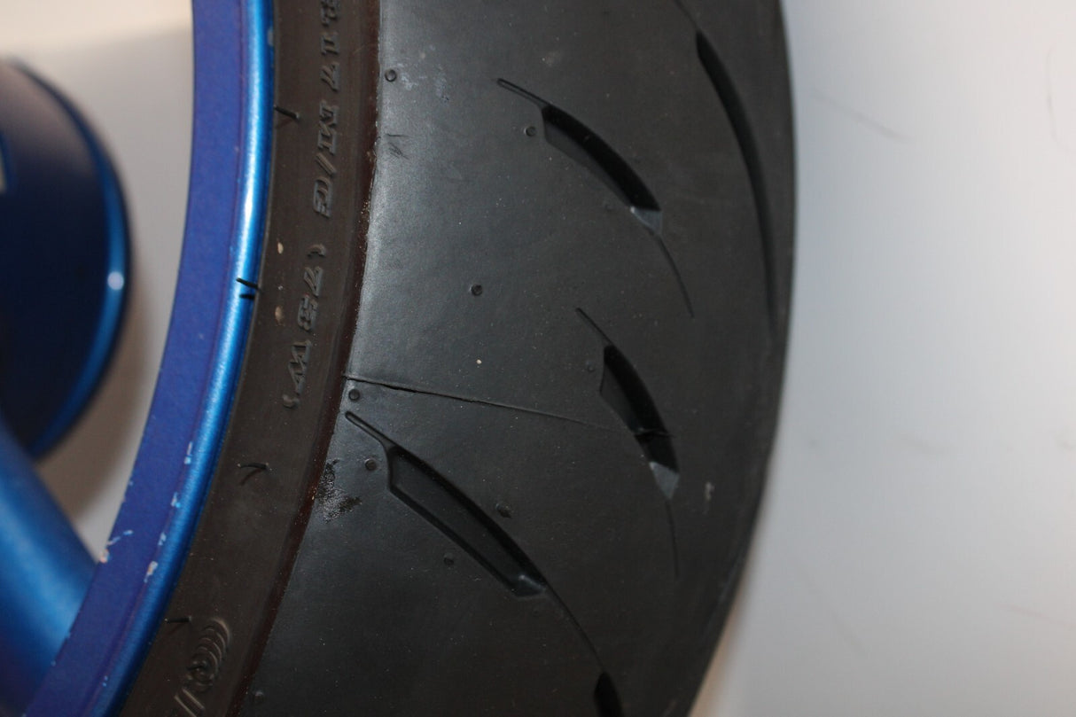 2001 KAWASAKI NINJA ZX6R REAR WHEEL RIM WITH TIRE