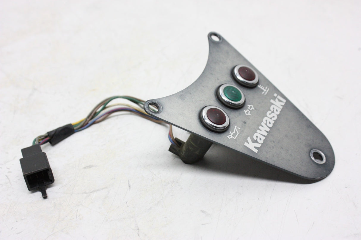 02-04 KAWASAKI VULCAN 1500 VN1500E CLASSIC OEM Front Dash Indicator Light Panel