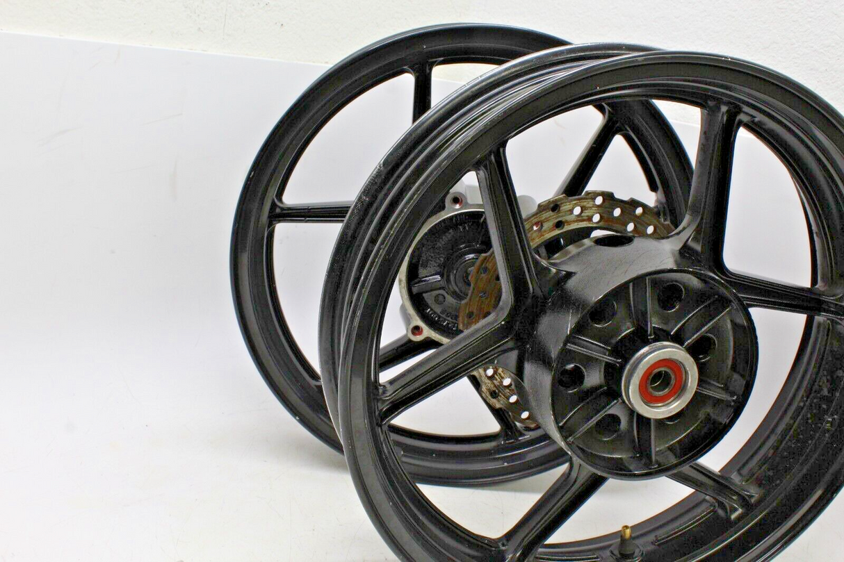 08-12 Ninja 250 Ex250 250r Front-Rear Wheel Rims Straight Set