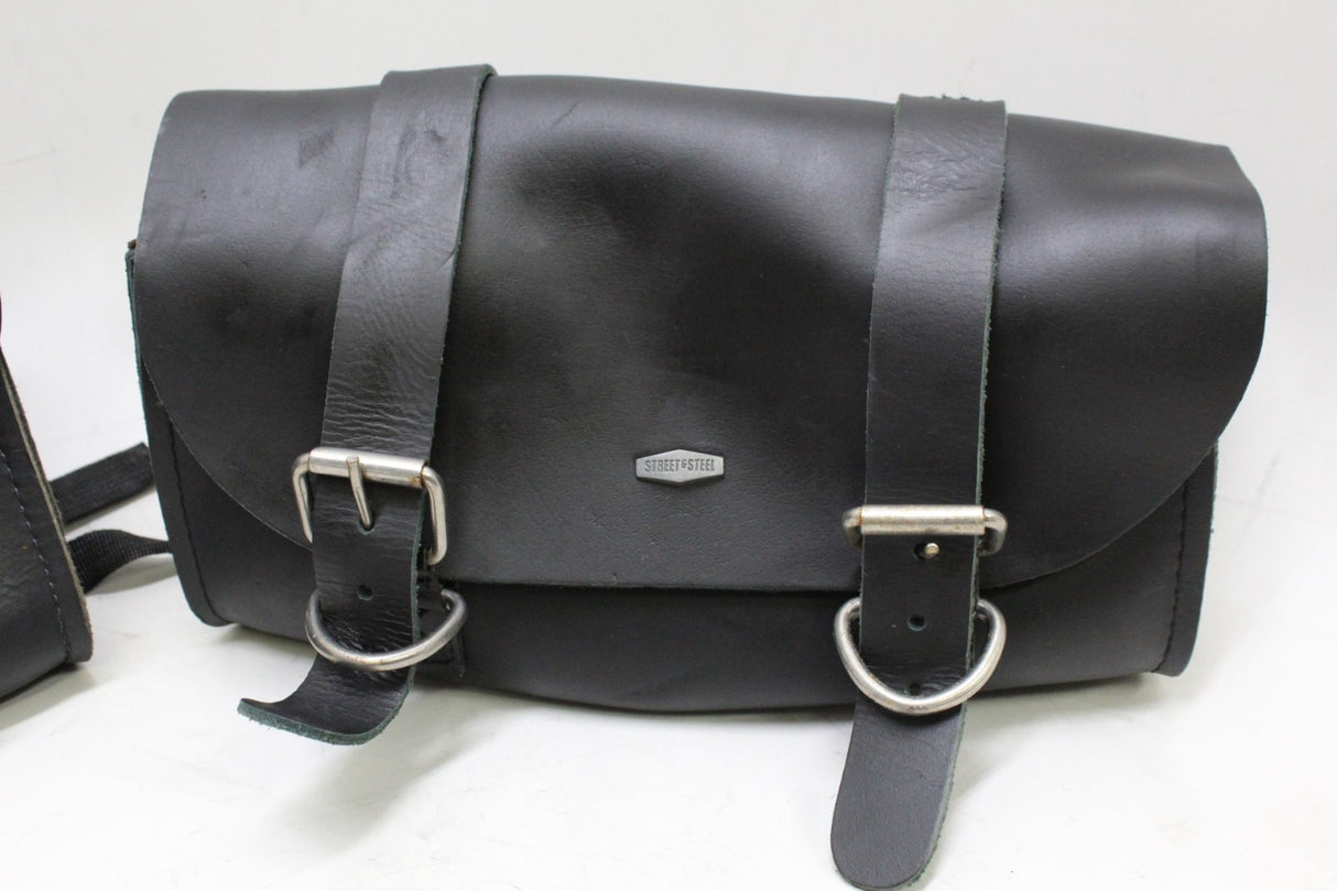 Street & Steel Leather Tool Bag Kawasaki Yamaha Suzuki