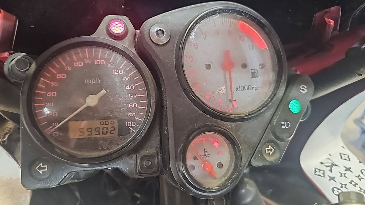 1998 Honda Super Hawk 1000 Vtr1000f Speedo Tach Gauges Display Cluster
