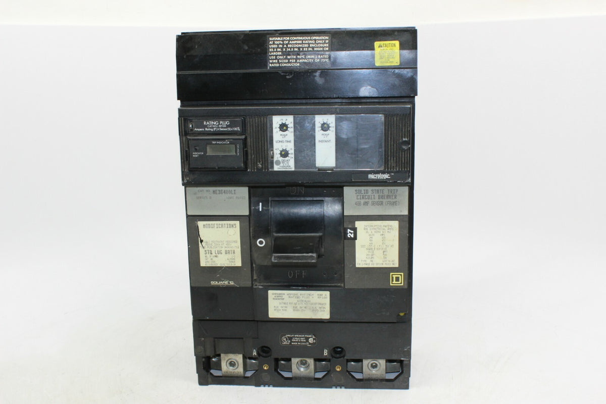 Square D ME36400LI Industrial Electric Thermal Magnetic Molded Case Circuit BREA