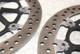 14-15 DUCATI 899 PANIGALE FRONT LEFT RIGHT BRAKE ROTORS DISCS