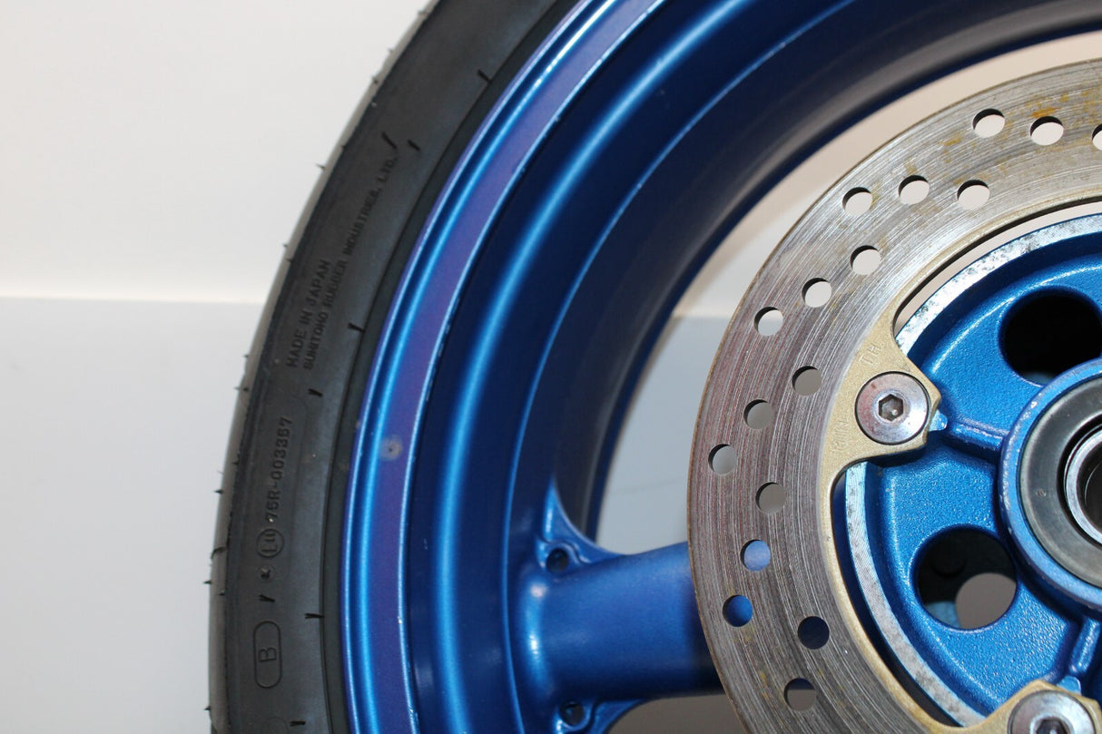 2001 KAWASAKI NINJA ZX6R REAR WHEEL RIM WITH TIRE