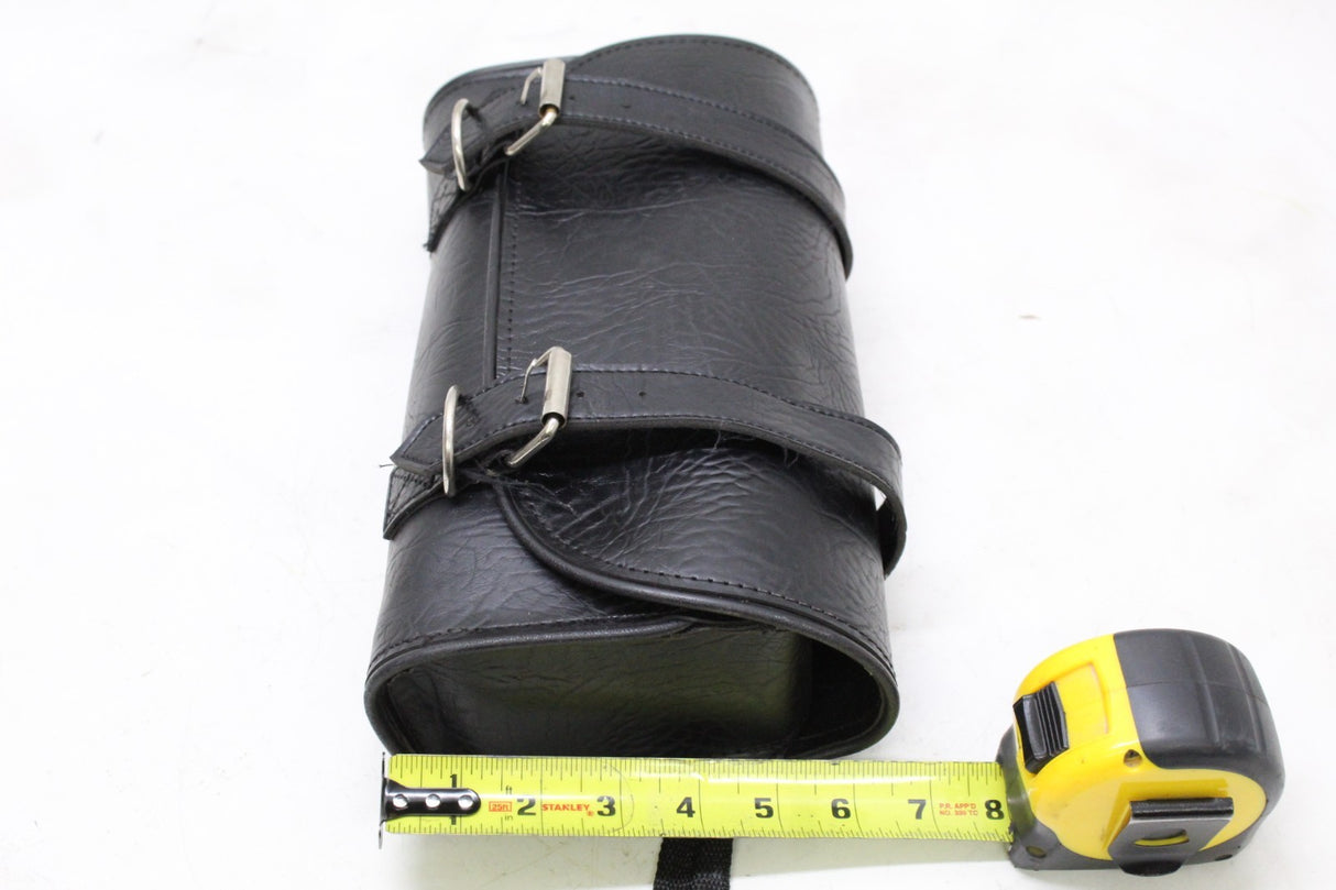 Vinyl Leather Motorcycle Medium Satchel Luggage Tool Bag Yamaha Suzuki Kawasaki