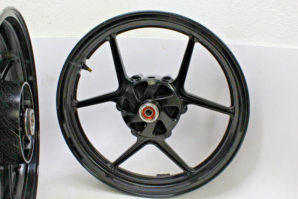 08-12 Ninja 250 Ex250 250r Front-Rear Wheel Rims Straight Set