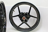08-12 Ninja 250 Ex250 250r Front-Rear Wheel Rims Straight Set