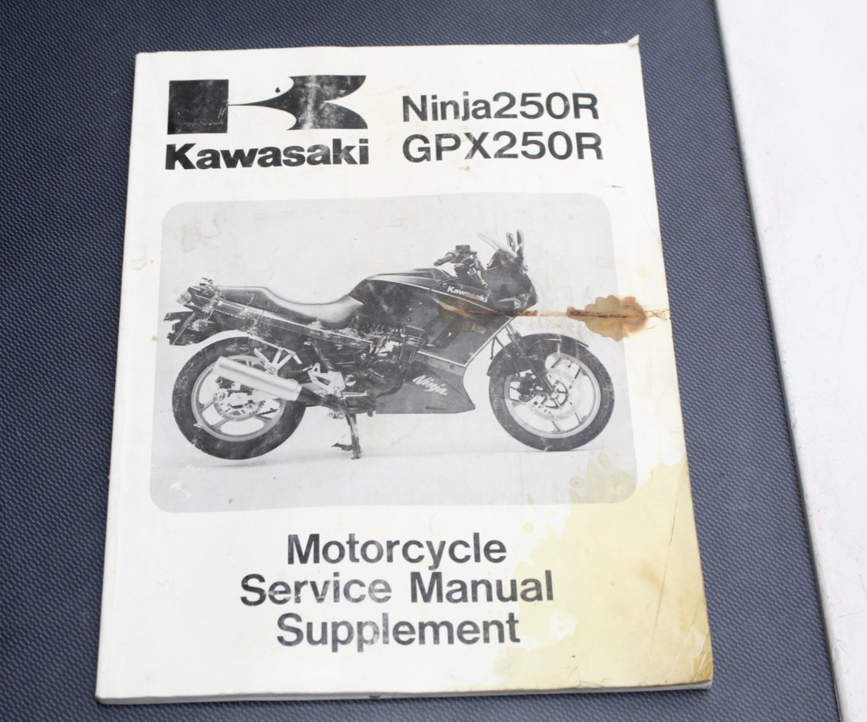 1988-1997 KAWASAKI NINJA 250R EX250F OEM SERVICE MANUAL BOOK
