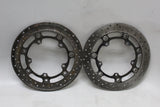 2009 Yamaha YZF R6S OEM Front Brake Rotors Discs Pair