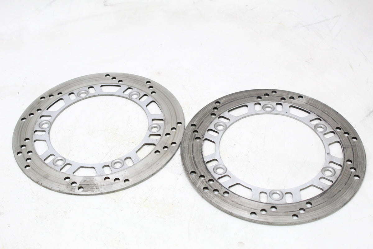 1992 KAWASAKI NINJA 600R ZX600C OEM FRONT BRAKE ROTORS DISCS PAIR