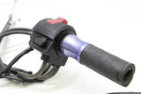 2007 Yamaha YZF R6S OEM RIGHT CLIP ON HANDLE KILL OFF SWITCH W THROTTLE CABLE