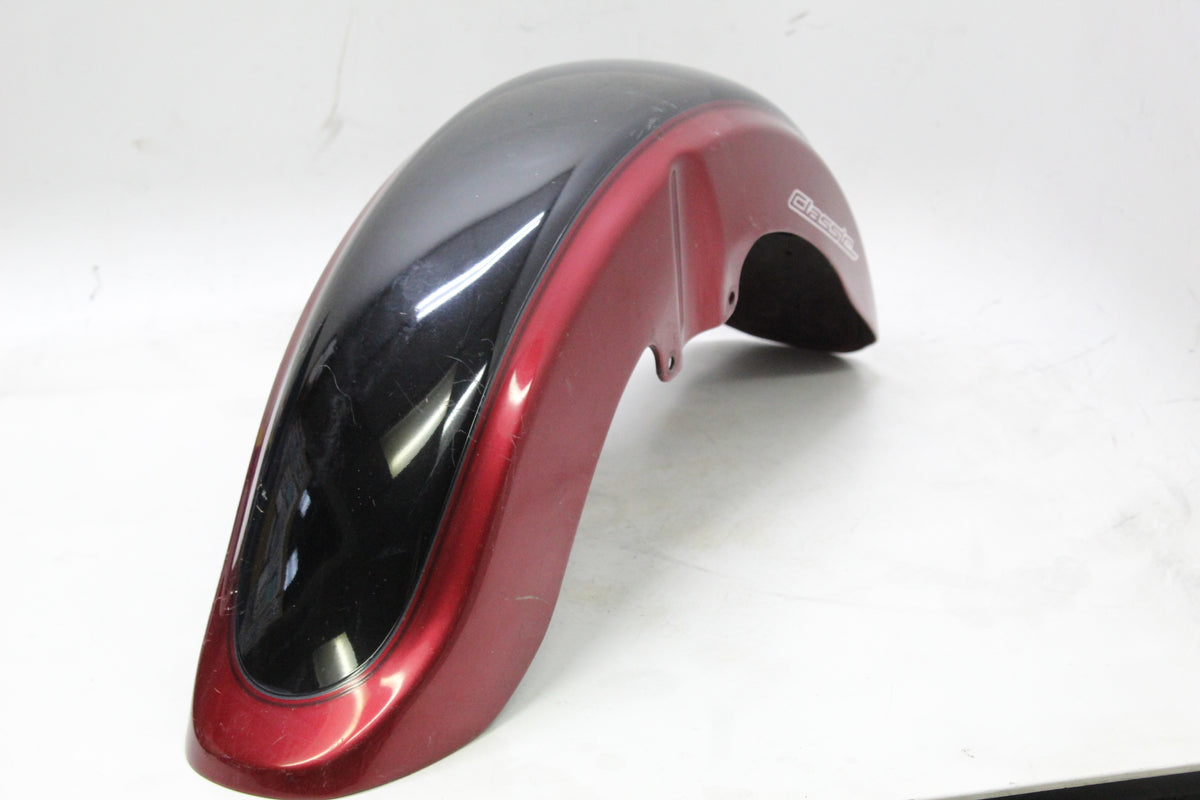 2007 YAMAHA XVS650 V STAR 650 OEM FRONT FENDER RED BLACK CLASSIC