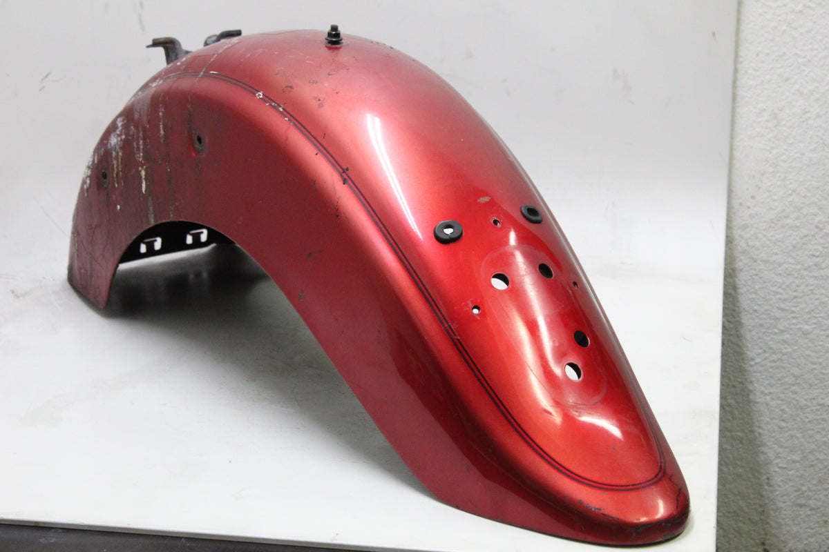 2007 YAMAHA XVS650 V STAR 650 OEM REAR FENDER RED CLASSIC