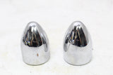 2005 KAWASAKI VULCAN 1500 VN1500 Chrome Bullet Front Axle Nut Covers Pair