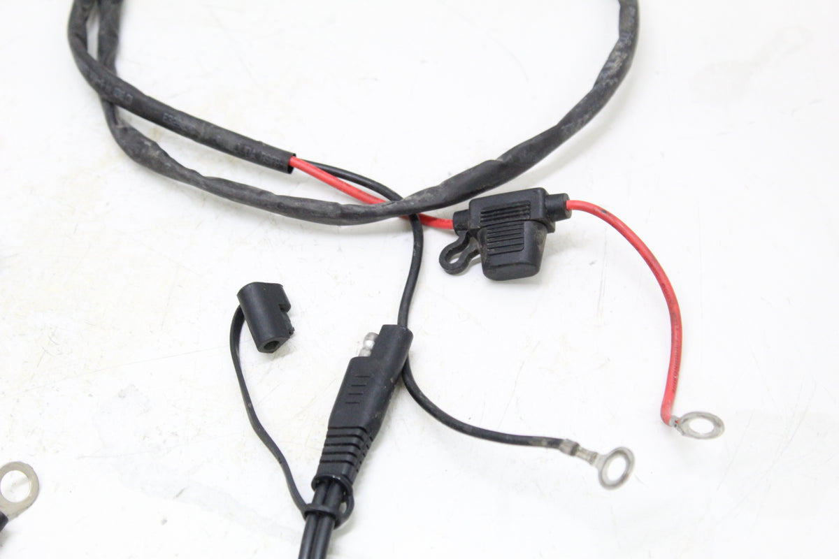 2011 KAWASAKI KLR650 BATTERY CABLE WIRE LEAD RING TERMINALS W FUSES