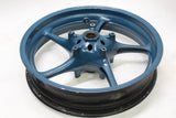 2005 YAMAHA YZF R6 OEM FRONT WHEEL RIM 17X3.50 BLUE