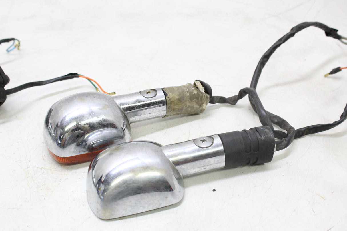 2007 Honda Rebel 250 CMX250CL OEM CHROME FRONT REAR TURN SIGNAL LIGHTS SET OF 4