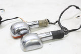 2007 Honda Rebel 250 CMX250CL OEM CHROME FRONT REAR TURN SIGNAL LIGHTS SET OF 4