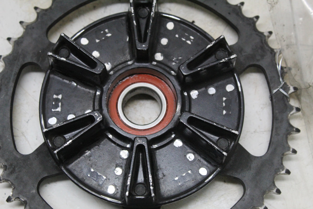 2009 Yamaha YZF R6S Rear Sprocket Carrier Hub With Sprocket And Cush Dampers