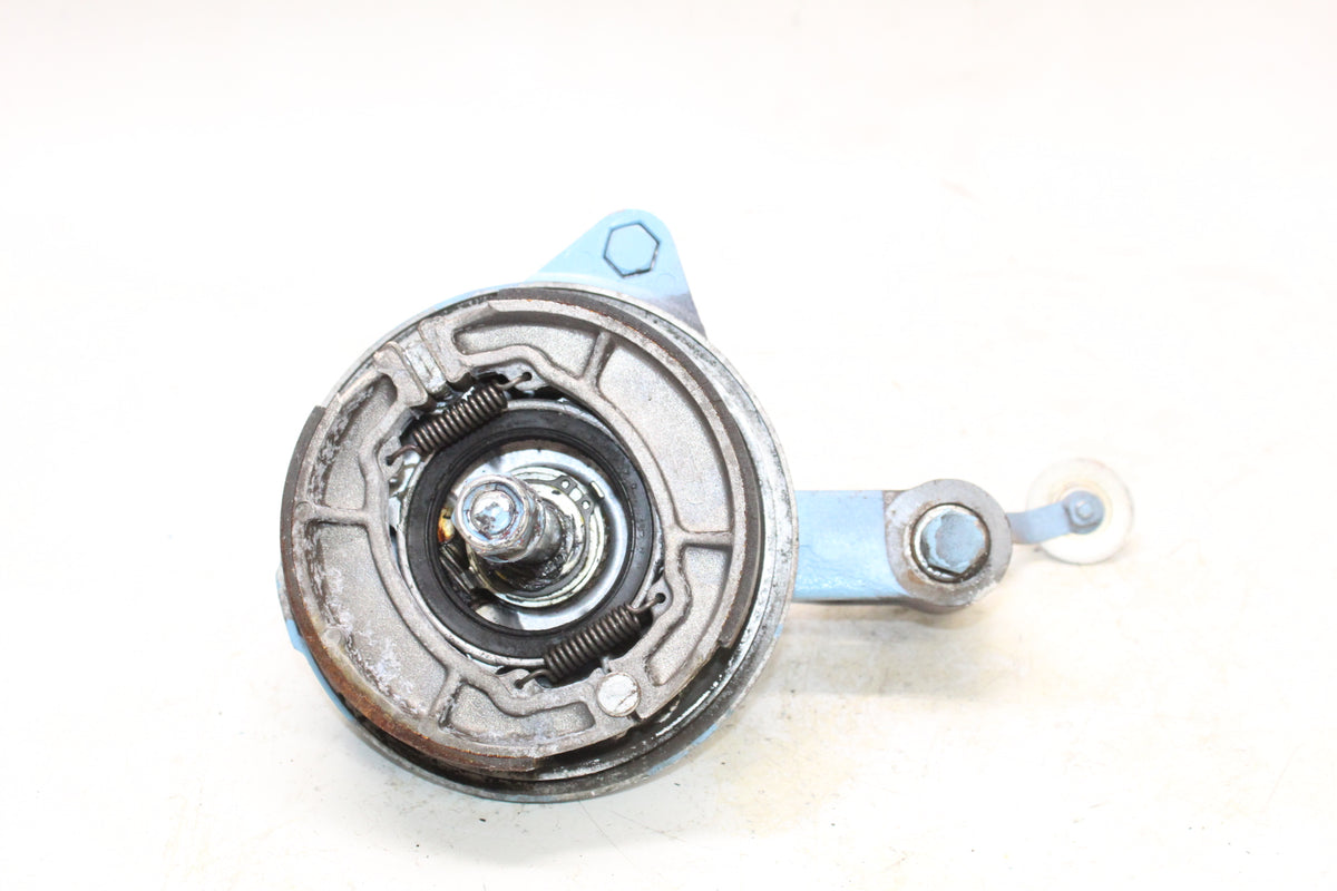 1983 Yamaha XC180 Riva OEM Front Brake Panel Shoes Axle Suspension Arm