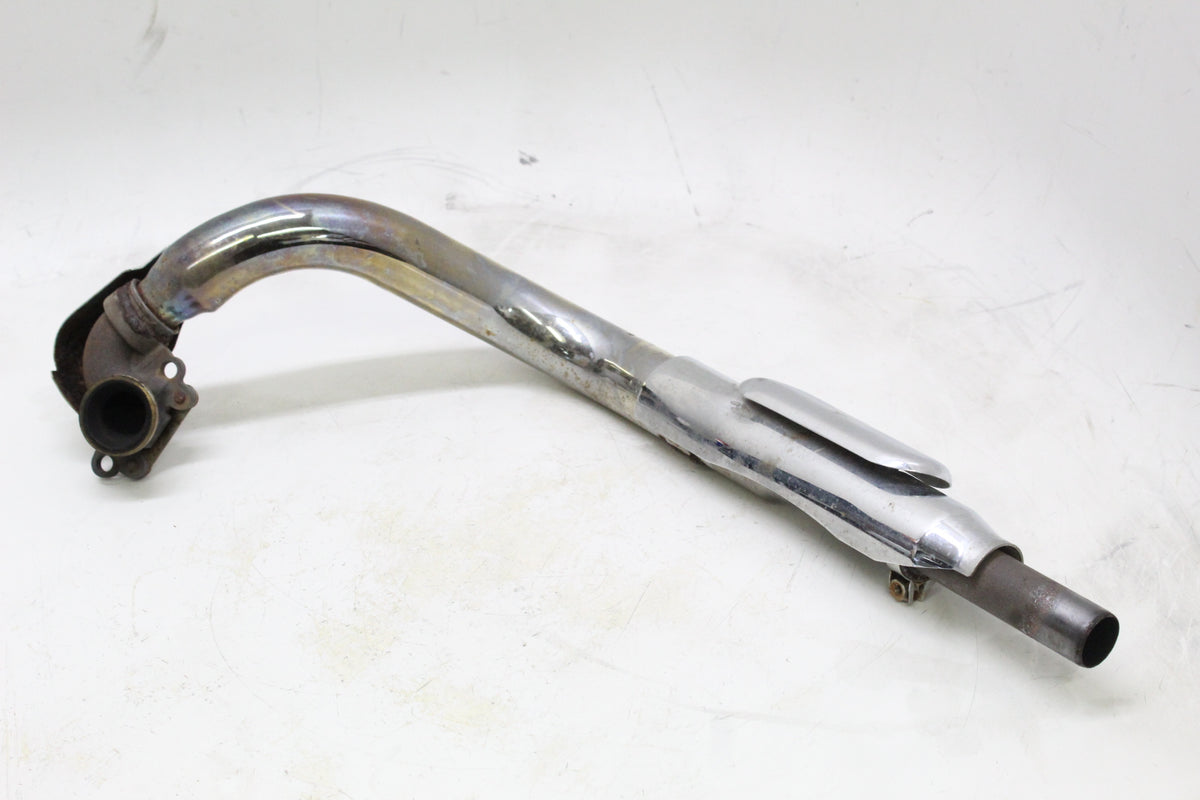 2007 YAMAHA XVS650 V STAR 650 OEM EXHAUST HEADER MID PIPE HEAT SHIELD