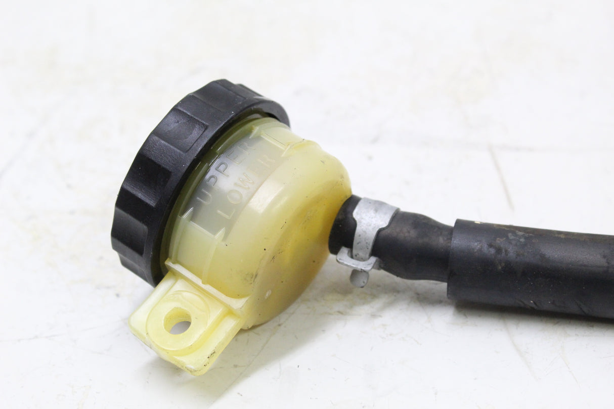 1992 KAWASAKI NINJA 600R ZX600C OEM REAR BRAKE RESERVOIR TANK W HOSE