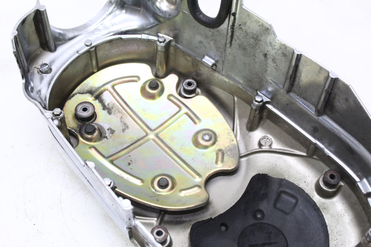 2005 KAWASAKI VULCAN 1500 VN1500 OEM LEFT ENGINE CHROME COVER ASSEMBLY